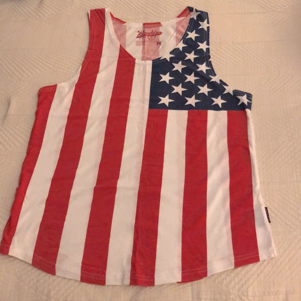 American Flag 🇺🇸 Mens Muscle Tank Size M - Brand: Brooklyn Cloth